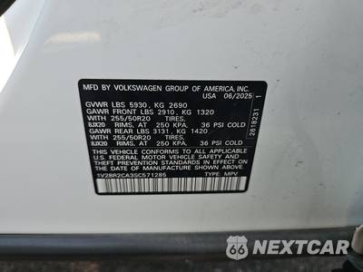 2025 Volkswagen Atlas 2.0T SEL - zdjęcie 15 z 34 - miniatura