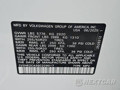 2025 Volkswagen Atlas Cross Sport 2.0T SE w/Technology - zdjęcie 14 z 31 - miniatura