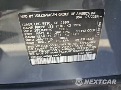 2025 Volkswagen Atlas 2.0T SE w/Technology - zdjęcie 14 z 26 - miniatura