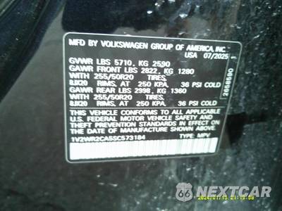 2025 Volkswagen Atlas 2.0T SE w/Technology - zdjęcie 22 z 26 - miniatura