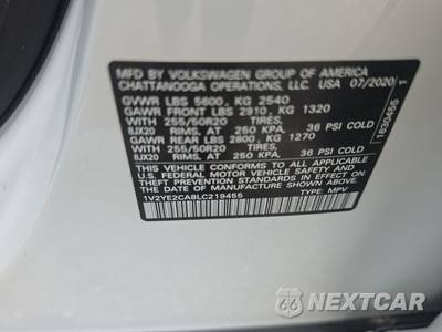 2020 Volkswagen Atlas Cross Sport V6 SE w/Technology R-Line - zdjęcie 14 z 22 - miniatura