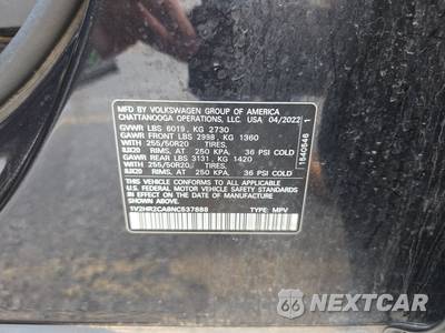2022 Volkswagen Atlas V6 SE w/Technology - zdjęcie 15 z 32 - miniatura