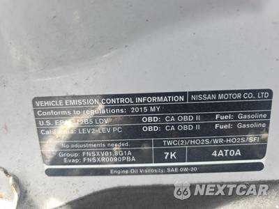 2015 Nissan Sentra SV - zdjęcie 20 z 21 - miniatura