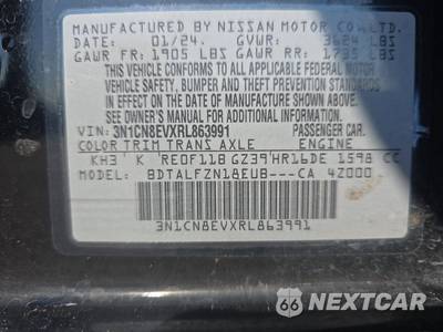 2024 Nissan Versa SV - zdjęcie 14 z 27 - miniatura