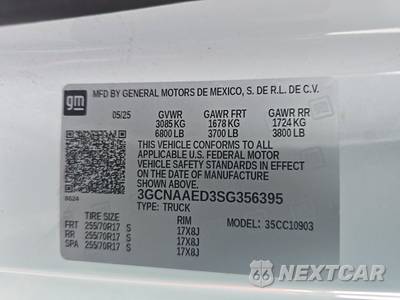 2025 Chevrolet Silverado 1500 WT Regular Cab Long Bed 1WT - zdjęcie 13 z 37 - miniatura