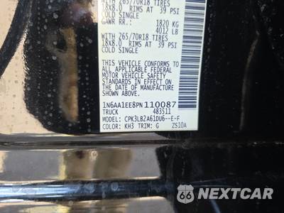 2023 Nissan TITAN SV Crew Cab Short Bed - zdjęcie 14 z 39 - miniatura