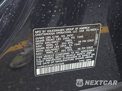2023 Volkswagen Atlas Cross Sport 3.6L V6 SEL Premium R-Line - zdjęcie 14 z 38 - miniatura