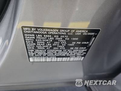 2020 Volkswagen Atlas Cross Sport 2.0T S - zdjęcie 21 z 34 - miniatura