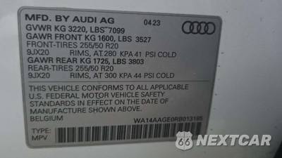 2024 Audi Q8 e-tron Premium - zdjęcie 25 z 39 - miniatura