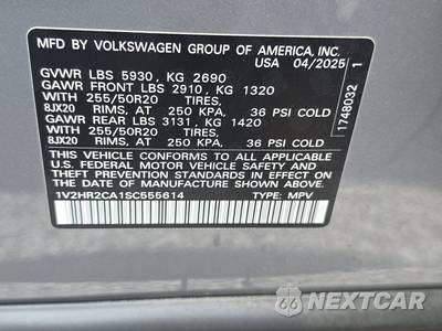 2025 Volkswagen Atlas 2.0T SE w/Technology - zdjęcie 15 z 27 - miniatura