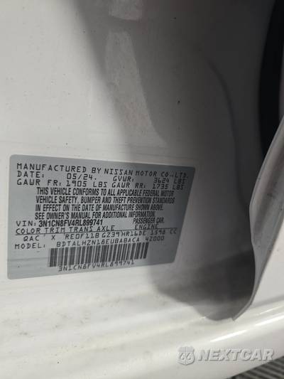 2024 Nissan Versa SR - zdjęcie 15 z 17 - miniatura