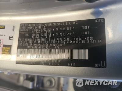 2022 Toyota Corolla Cross LE - zdjęcie 14 z 27 - miniatura