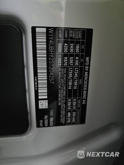 2025 Mercedes-Benz eSprinter Cargo Van Standard Roof 144.0" WB - zdjęcie 19 z 19 - miniatura