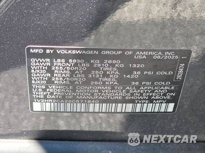 2025 Volkswagen Atlas 2.0T SE w/Technology - zdjęcie 14 z 28 - miniatura