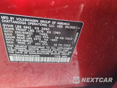 2021 Volkswagen Atlas Cross Sport V6 SE w/Technology R-Line - zdjęcie 14 z 24 - miniatura