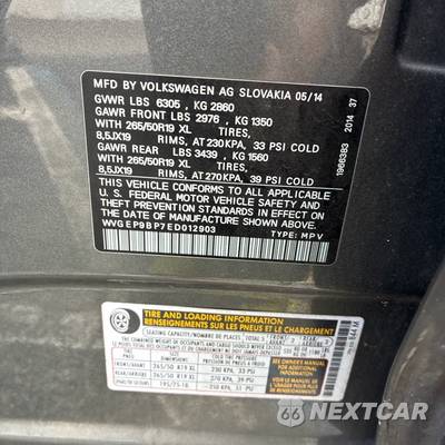 2014 Volkswagen Touareg Execline - zdjęcie 16 z 35 - miniatura