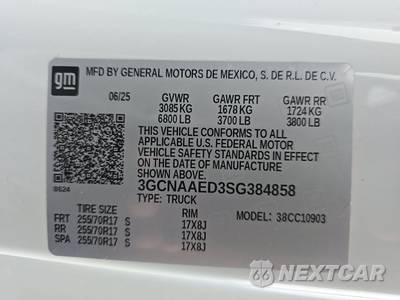 2025 Chevrolet Silverado 1500 WT Regular Cab Long Bed 1WT - zdjęcie 13 z 26 - miniatura