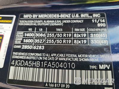 2015 Mercedes-Benz ML 350 - zdjęcie 15 z 28 - miniatura
