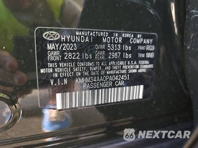 2023 Hyundai IONIQ 6 SEL - zdjęcie 14 z 27 - miniatura