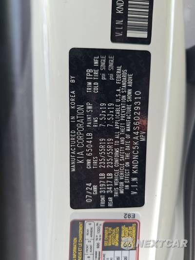 2025 Kia Carnival Hybrid MPV EX 121.7" WB - zdjęcie 15 z 28 - miniatura