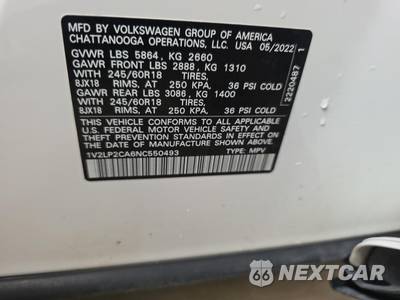 2022 Volkswagen Atlas 2.0T SE - zdjęcie 11 z 18 - miniatura