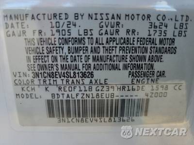 2025 Nissan Versa SV - zdjęcie 21 z 27 - miniatura