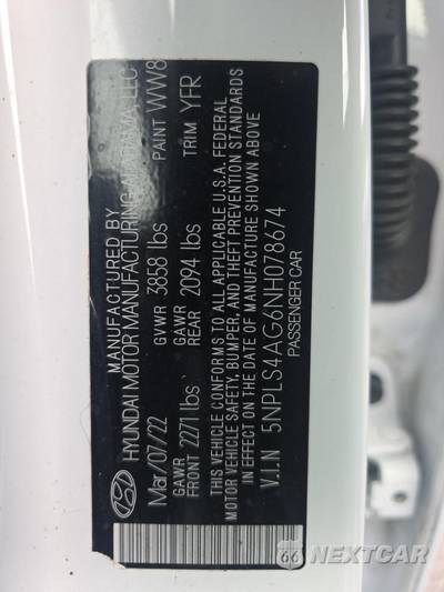 2022 Hyundai Elantra SEL - zdjęcie 17 z 21 - miniatura