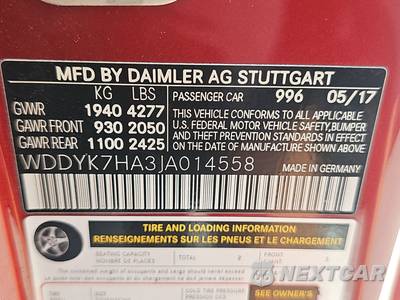 2018 Mercedes-Benz AMG GT Convertible - zdjęcie 14 z 18 - miniatura