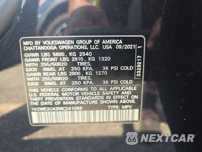 2021 Volkswagen Atlas Cross Sport V6 SE w/Technology - zdjęcie 15 z 22 - miniatura