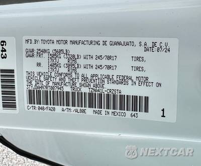 2024 Toyota Tacoma SR Extended Cab Long Bed - zdjęcie 19 z 20 - miniatura