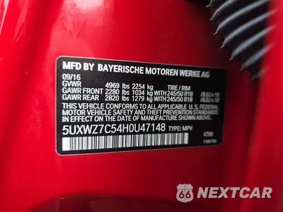 2017 BMW X3 Sports Activity Vehicle sDrive28i - zdjęcie 18 z 27 - miniatura