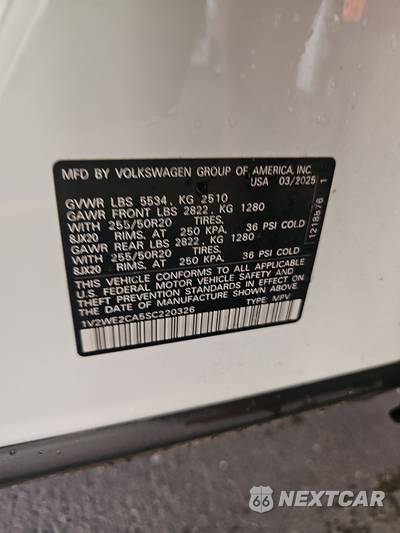 2025 Volkswagen Atlas Cross Sport 2.0T SE w/Technology - zdjęcie 14 z 31 - miniatura