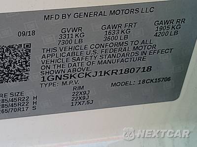 2019 Chevrolet Tahoe Premier 1LZ - zdjęcie 15 z 27 - miniatura