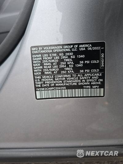 2023 Volkswagen Atlas Cross Sport 3.6L V6 SEL - zdjęcie 14 z 23 - miniatura