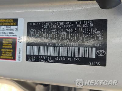 2011 Toyota Camry LE - zdjęcie 14 z 17 - miniatura