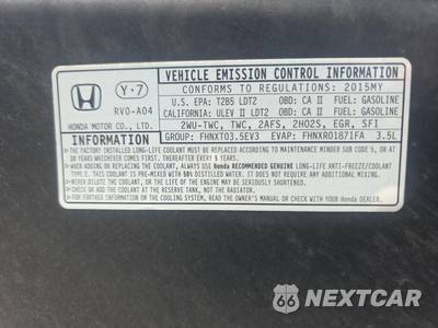 2015 Honda Odyssey Touring 118.1" WB - zdjęcie 22 z 25 - miniatura