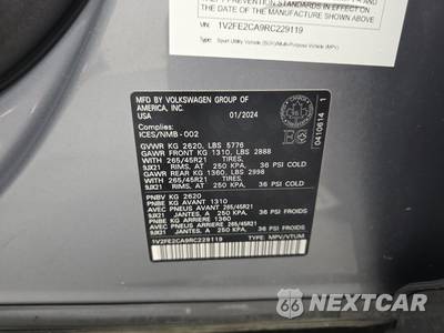 2024 Volkswagen Atlas Cross Sport 2.0T SEL Premium R-Line - zdjęcie 14 z 22 - miniatura