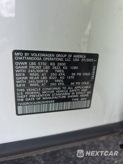 2024 Volkswagen Atlas 2.0T SE - zdjęcie 14 z 21 - miniatura