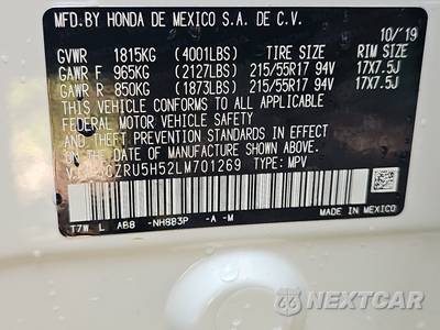 2020 Honda HR-V EX - zdjęcie 14 z 23 - miniatura