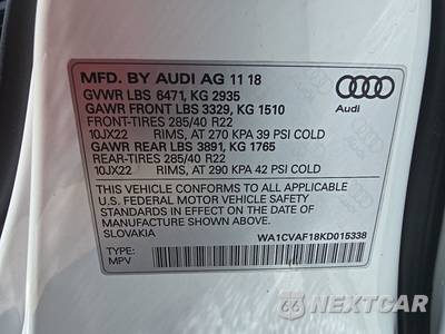 2019 Audi Q8 Prestige - zdjęcie 14 z 32 - miniatura
