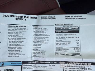 2026 GMC Sierra 1500 Denali Ultimate Crew Cab Short Bed 5SB - zdjęcie 33 z 33 - miniatura