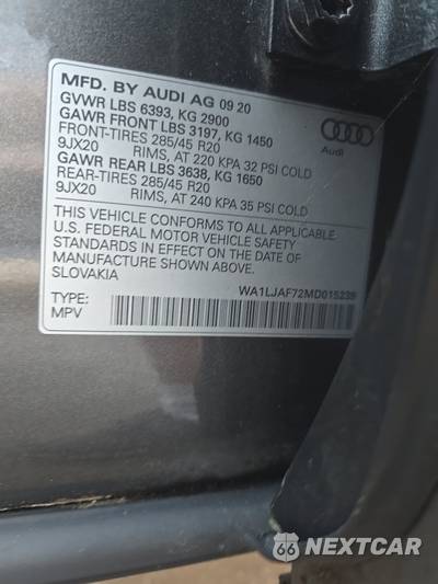 2021 Audi Q7 Premium Plus 45 TFSI - zdjęcie 15 z 26 - miniatura