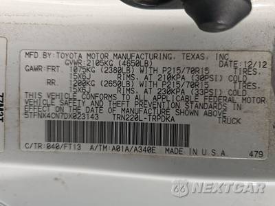 2013 Toyota Tacoma Regular Cab Medium Bed - zdjęcie 13 z 48 - miniatura