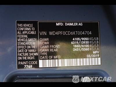 2019 Mercedes-Benz Sprinter 2500 Crew Van High Roof 144.0" WB - zdjęcie 15 z 47 - miniatura