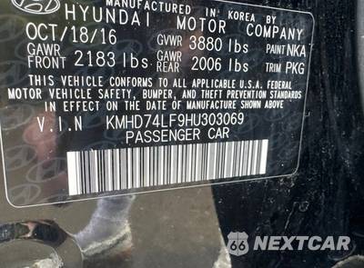 2017 Hyundai Elantra SE Sedan - zdjęcie 14 z 14 - miniatura