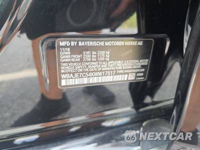 2019 BMW 5 Series Sedan 540i xDrive - zdjęcie 14 z 34 - miniatura