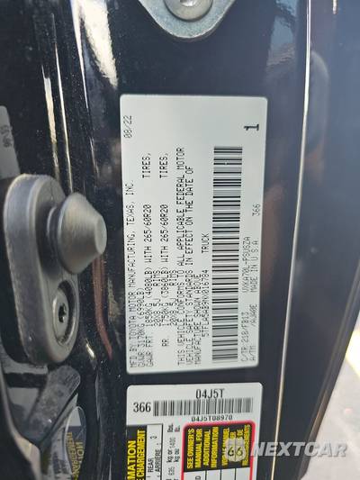 2022 Toyota Tundra SR5 Crew Cab Short Bed - zdjęcie 14 z 21 - miniatura