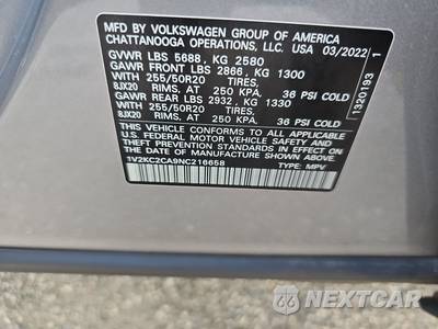 2022 Volkswagen Atlas Cross Sport 2.0T SE w/Technology - zdjęcie 14 z 25 - miniatura