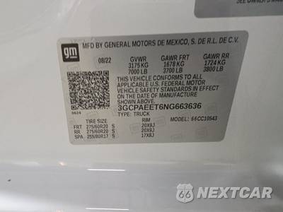 2022 Chevrolet Silverado 1500 LTZ Crew Cab Short Bed 1LZ - zdjęcie 14 z 34 - miniatura