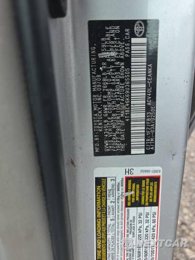 2009 Toyota Camry LE - zdjęcie 17 z 21 - miniatura
